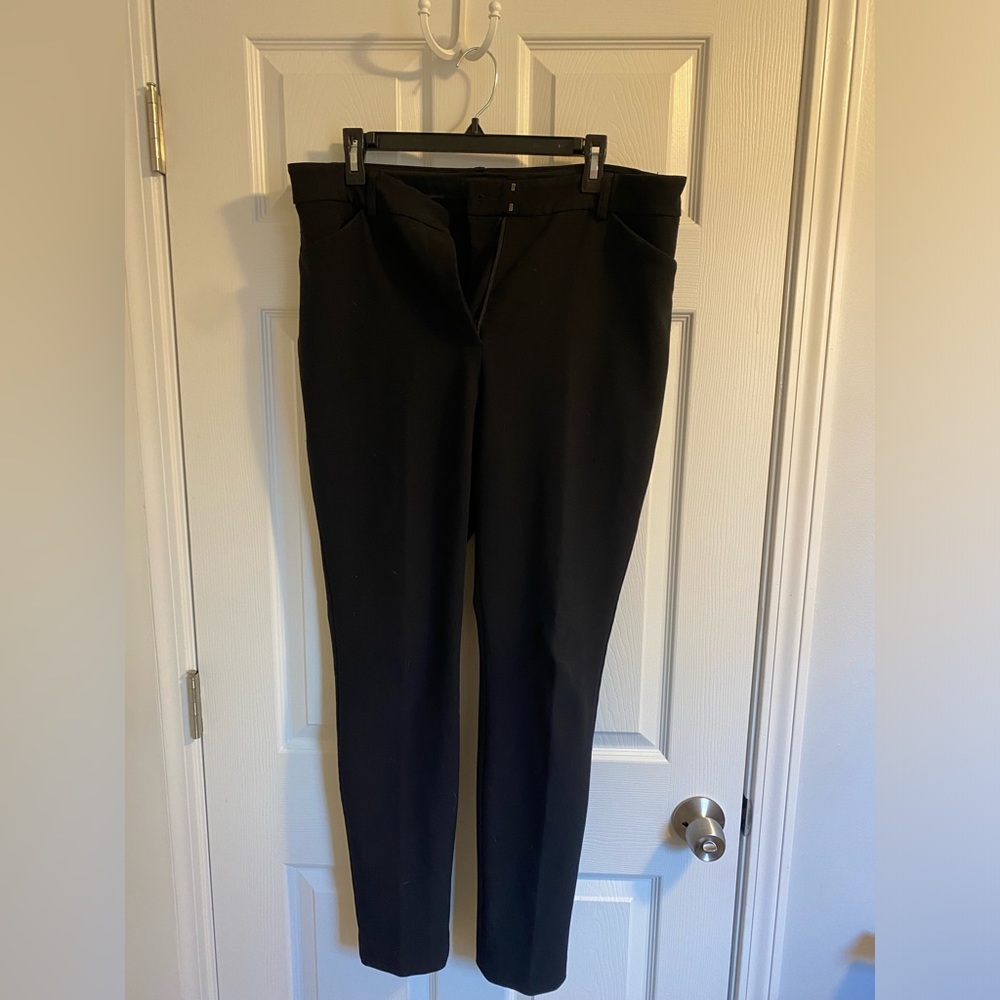 Express 14 Long Length Black Dress Pants